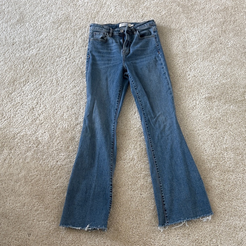 Women's Blue Flared Jeans